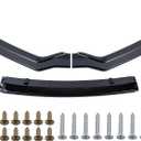 MUCO 3PCS New Front Bumper Front Lips Compatible with Infiniti Q50 Sport 2018 2019 2020 2021 2022 2023 Car Front Spoiler-Gloss Black Sport Front Spoiler Only Q50 Sport