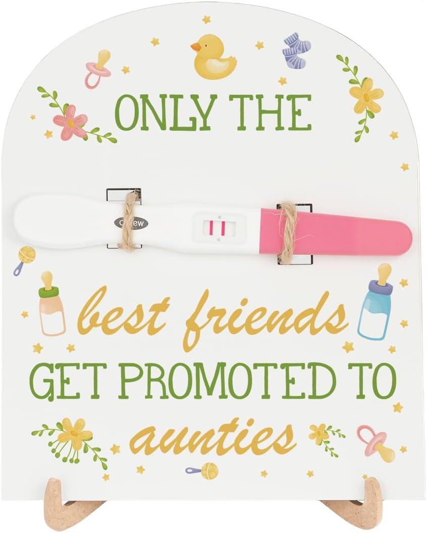 Aunt Pregnancy Announcement Promoted to Aunt Keepsake Wood Sign, Baby Surprise Announcement Pregnancy Reveal