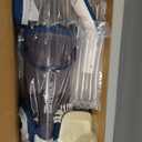 ENHULK Pool Vacuum for Above Ground Pool, Upgraded 13.4" Wide Head & Telescopic Pole, 18.5 GPM Powerful Suction, 60 Mins Runtime, Cordless Handheld Rechargeable Pool Cleaner for Inground Pools, PC15