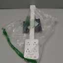 Electrical Outlet Extender Stick with USB Ports(2 USB C), 180 Rotating Extendable Wall Plug with 4 AC Outlet, Adjustable 17.7"-27" Extendable Power Strip Stick for Behind Couch, Desk and Bed