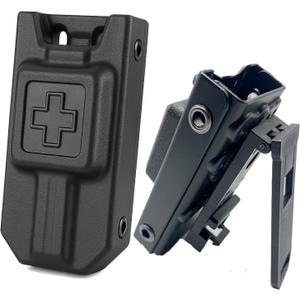 Tactical Tourniquet Holder for CAT GEN 7 or Older,MOLLE Holster with QLS Adapter, Quick Access Pouch for Police, EMT, Security, Outdoor & Survival Use,Fits Duty Belt, Vest, or Backpack