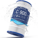C900 Pool Filter Cartridge, Compatible with Hayward C900, CX900RE, Replaces Pleatco PA90, Unicel C-8409, Filbur FC-1292, Sta-Rite PXC95, 90 sq.ft, Size: 17 3/8" x 8 15/16"