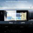 4PCS Car Screen Protector for 2024 2025 Traverse (LS/LT/Z71/RS/High Country) Navigation& Dashboard Nano Touchscreen Protector Film HD Clear Bubble Free 17.7"+11''