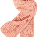 REDESS Women's Long Knit Scarf Winter Warm Big Wrap Thick Winter Cashmere Wool Large Chunky Scarf or Women