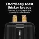 Proctor Silex 2-Slice Toaster with Extra Wide Slots for Bagels, Cool-Touch Walls, Shade Selector, Toast Boost, Auto Shut-off and Cancel Button, Black (22305)