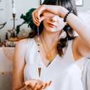 CrystaTears Tiger Eye Healing Crystal Pendulum for Divination Natural Hexagonal Chakra Quartz Crystal Point Stone Dowsing Pendulum for Wicca Witchcraft Reiki Healing Meditation Scrying