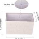 Ruiever Lampshades Set of 2, Linen Lampshades L12.6"x W6.7" x H8.07" High, Easy Assembly Replacement Lampshades for Table Lamps Floor Lamps, Beige Lampshade,Half and Spider Fitter Included