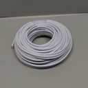100FT 18 Gauge 3 Conductor Electrical Wire,18/3 Low Voltage Landscape Wire, 18 AWG Stranded Tinned Copper 3 Wire Cable for LED Lighting Strips Automotive Marine, White