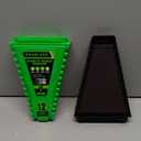 2-Piece Magnetic Wrench Organizer, Metric & SAE Portable Plastic Wrench Holder, 24-Slot Total, Foldable Carrying Handle for Wall-Mounted, Easy-Open Lock Cover, Wrenches Storage Rack Tool for Tool Box