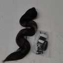 Clip in Hair Extensions, 6 PCS Natural & Soft Hair & Blends Well Lonng Wavy Hairpieces(20inch, 6pcs, Black&Dark mix light brown)