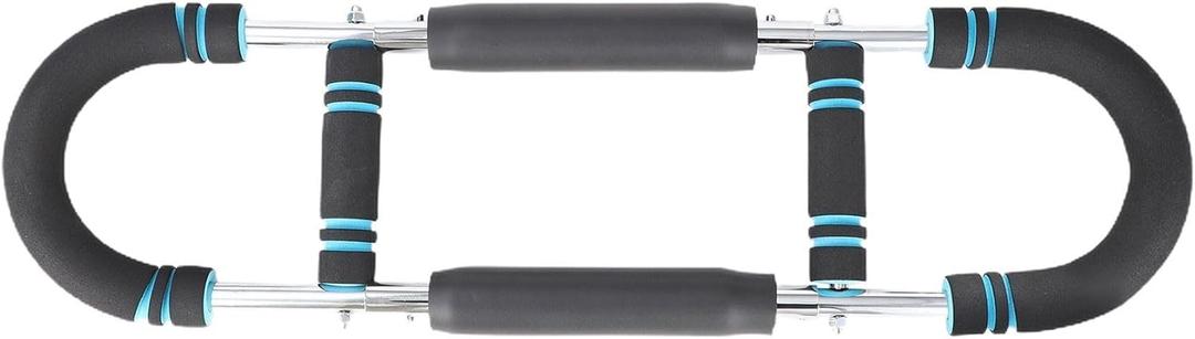 Adjustable Arm & Chest Trainer  Resistance Workout Bar (60140 lbs) | Forearm, Chest & Shoulder Strength Training Equipment | Portable, Detachable Fitness Device for Home & Gym