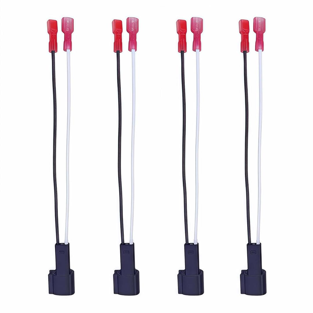 Losato72-5600 Speaker Adapter, Suitable for The Front and Rear Door Speaker Adapter Harnesses and Adapter connectors of Ford, Lincoln, Mazda, Chevrolet, General Motors and Other Automobiles. 4 Pack