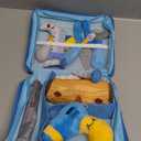 teytoy My 1st Toolbox Playset, Baby Tool Set for 1 Year Old, Pretend Play Construction Toy with Zippered Tool Box, Montessori Stem Plush Tool Kit Toys Birthday Gift for Toddlers Girls Boys