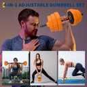 Adjustable Dumbbells, 44/66/88lbs Free Weight Set with Connector,4 In1 Dumbbells Set Used As Barbell,Kettlebells,Push Up Stand for Home Gym