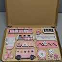 Large Busy Board Montessori Toys for 1 2 3 Year Old - Sensory Toys for Toddlers 1-3 - Fine Motor Skills & Early Learning - Montessori Gift for Boys & Girls - Travel-Friendly & Safe