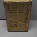 Wind Chimes Outdoor Solar Lights, 42 Inch Large Sympathy Chime 15 LED Twinkle Multi Color Crackled Glass Ball Birthday Gifts for Women Decorative Hanging in Garden, Yard, Patio, Landscape