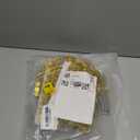 2 Pack 10 Yards Gold Coin Shape Sequin Fringe Trim, Sequins Lace Tassel Gold Trim, 1.37 Inch Width Sequins Fringe for Clothes Decoration, Party Accessories, Sewing Crafts