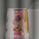 LUNARM Chenille Velvet Yarn for Crocheting Knitting, 3 Pack of 100g/3.5oz Velvet Yarn for Crocheting & Knitting, 486 Yard Soft Yarn for Making Creations & Crochet & More (White)