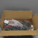 2 Pack Outdoor Solar Christmas Lights, Multicolor LED Silhouettes with Artificial Berry and Pine Needles for Garden Backyard Decorative