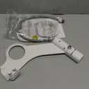 Ultra-Slim Bidet Attachment, Posterior&Feminine Wash-(Retractable Dual Nozzles), Non-Electric Bidet Attachment for Toilet Seat, Adjustable Fresh Cold Water Pressure, Stainless Steel Inlet (White)