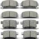 8pcs Front Rear Ceramic Brake Pads Sets Fit For Acura TSX 2009-2014,For Honda For Accord 2008-2012, D787 D1336