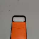 Bemal for iPhone 17 Pro Max Wallet Case, Built-in Card Holder, RFID Blocking, PU Leather Kickstand, Magnetic Closure, Durable Shockproof Phone Cover for Women and Men, Orange