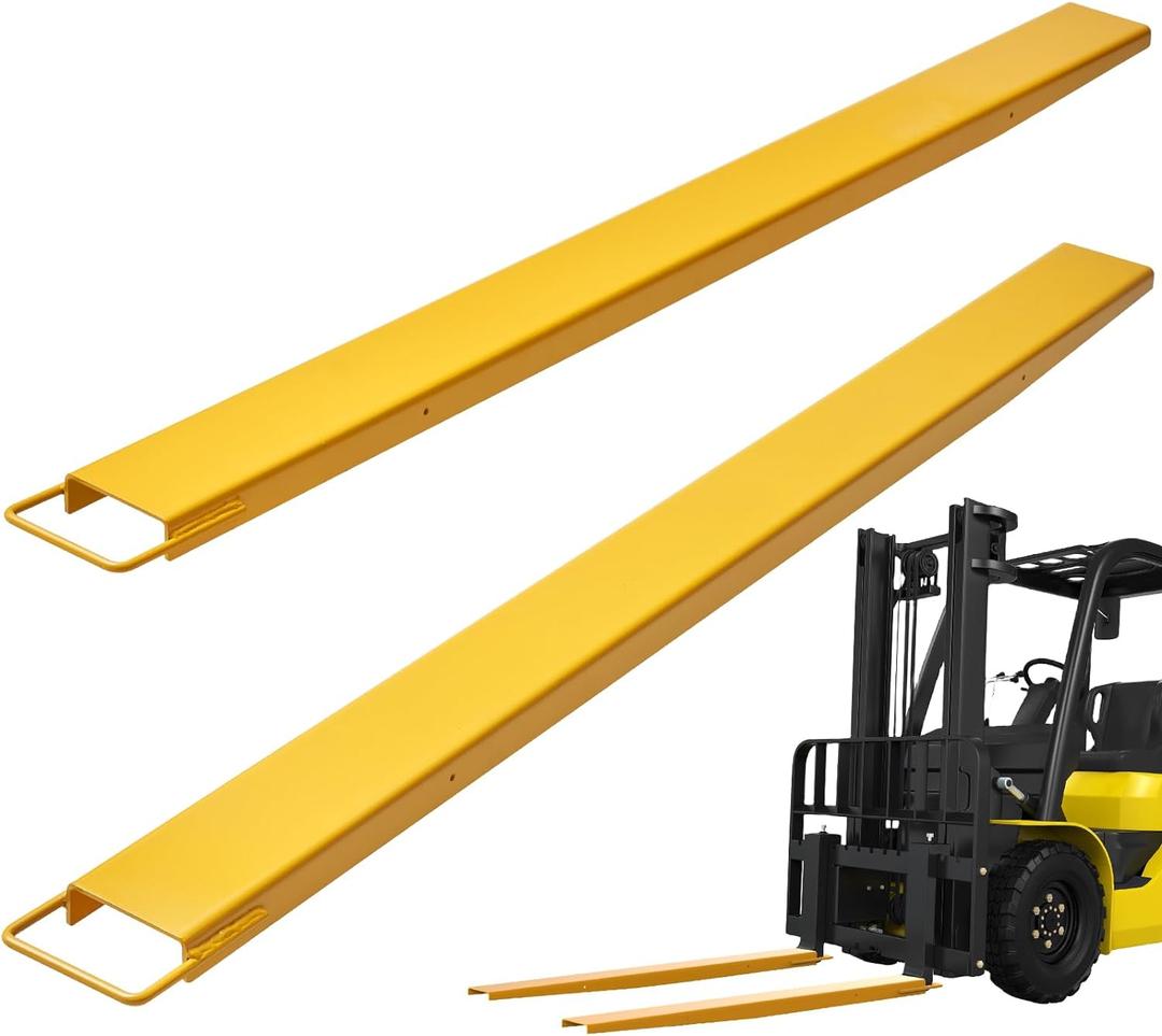 VEVOR Forklift Extensions, 84 Inch Fork Extensions 4.5 Inch Width, Heavy Duty Fork Extensions for Forklifts, 1 Pair Forklift Extensions for Truck