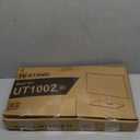 5Rcom Universal Swivel TV Stand for 27-60 inch Curved/Flat Screen TVs, Table Top TV Base Replacement Holds up to 88 lbs, Height Adjustable TV Stand Mount with Tempered Glass Base, MAX VESA 400x400mm