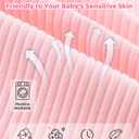 Newborn Unisex Baby Clothes 0-3 Months,Long Sleeve Onesie Infant Coming Home Outfits Romper with Mittens & Hat