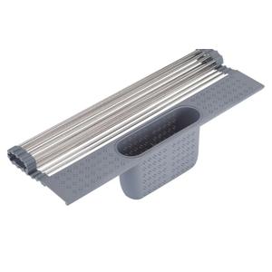 Fox Valley Traders Over-the-Sink Roll-Up Drying Rack with Utensil Holder by Home Marketplace