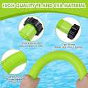 3 Pack 1.5''x59'' 29060e Flexible Pool Filter Pump Hose Kit for Above Ground Pool, with 1.5'' 3-way Connector, 3 4560 Conversion Adapters 40mm to 1.5'' for Sand Filter Saltwater(Green)