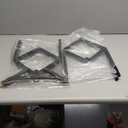 2-Tier-Vinyl-Record-Storage-Holder With Dividers, 200 LPs Albums Storage Rack Shelf, Steel Music Records Display Shelf Organizer For Book, Magazine, Files