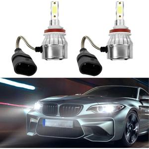 vvag 2PCS 9005/HB3 LED Bulbs for Automotive, 3800LM 6000K Car LED Headlight Bulb, Universal High Beam and Low Beam Car Accessories, Plug & Play Headlights for Most Cars Trucks SUVs