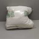 Siluvia Euro Pillows 26x26 Pillow Inserts  Square Throw 26 Pillow with 100% Cotton Cover for Sofa, Couch, and Bed - White