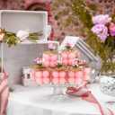 MTLEE Mini Bubble Candles Wedding Favors Gifts for Guests 1.57" x 1.38" Bubble Candles with Cards Dried Flowers DIY Gift Set for Baptism Party Bridal Shower Thank You Gifts(Pink,30 Sets)