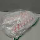 Baquler 6 Pcs Christmas Flameless Taper Candles 10. 6 Inch Glitter Candy Cane Candles Battery Operated LED Christmas Candlesticks for Xmas Centerpiece Holiday Party Decor