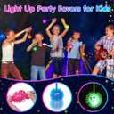 18 PCS LED Puffer Balls Light Up Party Favors for Kids 8-12 Goodie Bags Stuffers Classroom Treasure Box Prizes Bulk Fidget Toys Bouncy Balls School Prize Pinata Filler Birthday Party End of Year Gifts