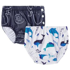 Durio 2PCS Reusable Swim Diapers - Toddler Baby Swim Diaper Soft and Waterproof for Swimming Lessons Boys and Girls
