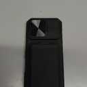 SSLOTSCASE for iPhone 17 Pro Case with Card Holder & Kickstand & Slide Camera Lens Cover & Camera Stand & Wallet, Military-Grade Heavy Duty Rugged Phone Case Cover for iPhone 17 Pro 6.3'' 2025, Black