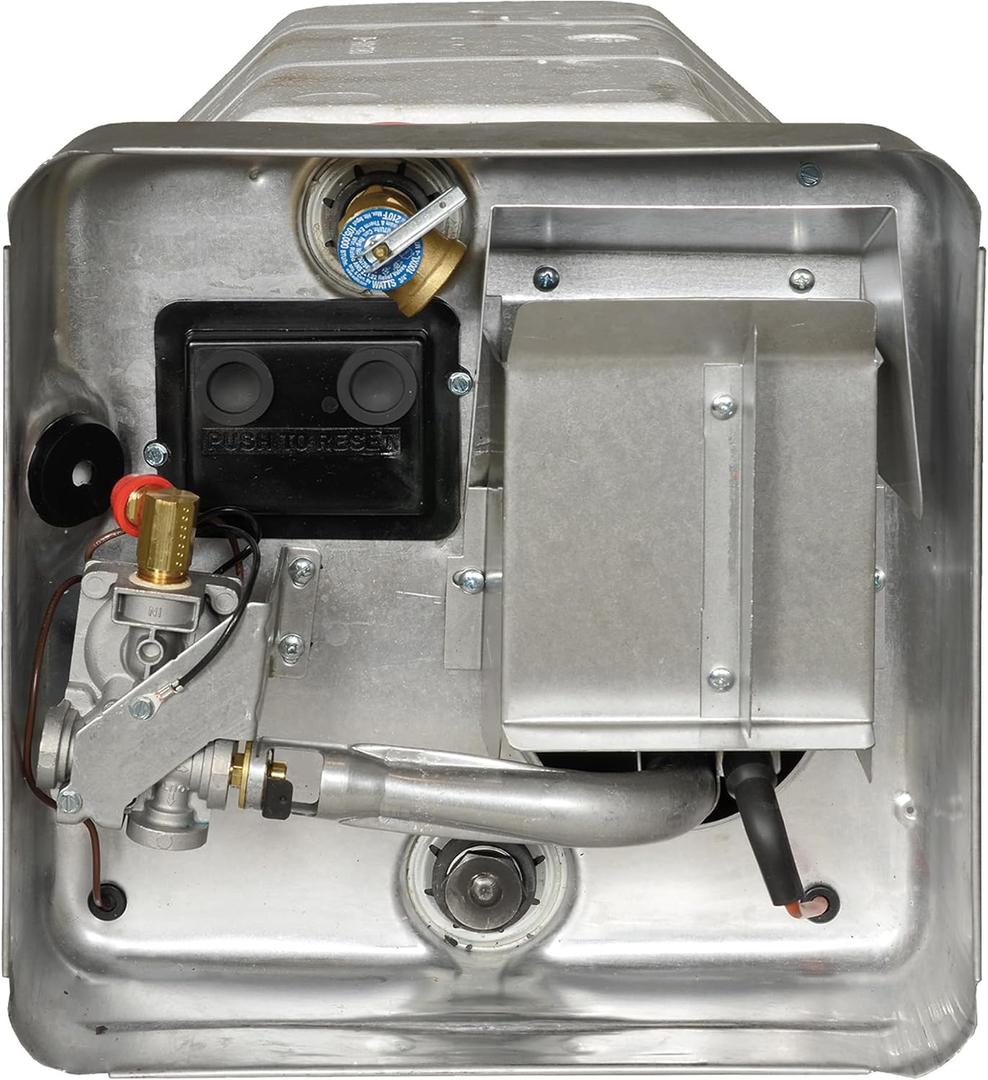 Suburban Advantage RV Tank Water Heater SW10D - 10 gallon Porcelain Lined Steel Tank with Direct Spark Ignition (DSI) 5242A
