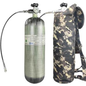 6.8L/416 Cu.in DOT Carbon Fiber Cylinder 74 Cu Ft 4500 PSI Tank Air Filling Station&Charging System for PCP Paintball HPA Air Guns