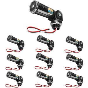 Outdoor Conduit Lighting Control with Photocell and Swivel Mount Photoelectric Switch UL Listed for Wall Packs, Shoebox Porch Lights 120-277V Photocell (10 Pack)