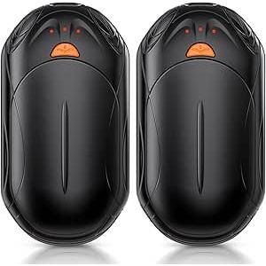 AI Hand Warmers Rechargeable 2 Pack, AI Smart Chips Electric Hand Warmers, 20Hrs Long Safe Heat, Portable Pocket Heater, Gifts for Christmas, Outdoor, Hunting, Golf, Camping Accessories