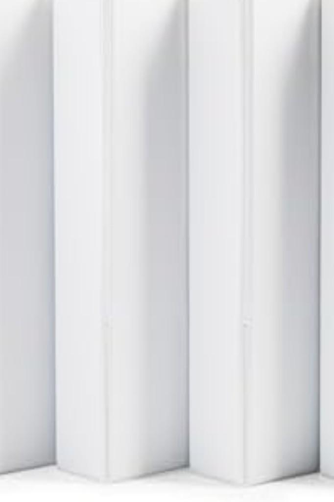 Amazon Basics 3 Ring Binders, 1.5 Inch, 4 Pack, D-Ring Organizer for School, Home Office, White