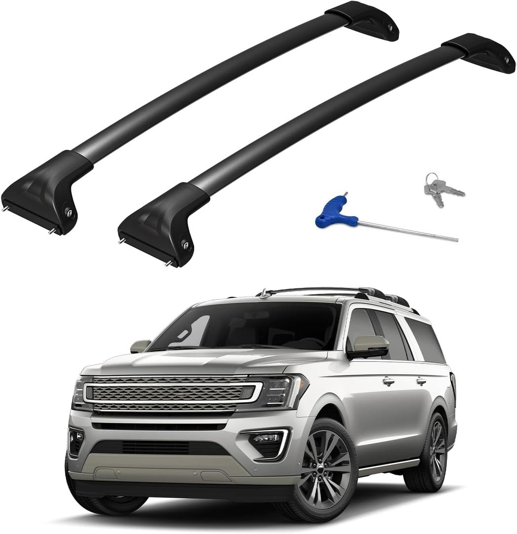 Car Roof Rack Cross Bars Compatible with Ford Expedition/Max 2018-2025 & Lincoln Navigator 2018-2024,Rooftop Cargo Carrier Luggage Kayak Canoe Bike Snowboard(not for 2025 Lincoln Navigator)