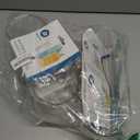 iDesign Hanging Suction Shower Caddy Basket for Bathroom Storage, Set of 2, Clear, Made in USA