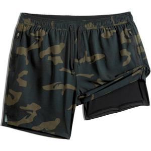 Onvous 7" Mens Swim Trunks Men Swim Trunks with Liner | Mens Swim Shorts Men | Men's Bathing Suit for Men's Swimwear (Combat Camo)