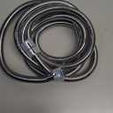 Blissland Shower Hose Extra Long 118 Inches Brushed Chrome Handheld Shower Head Hose with Brass Insert and Nut - Lightweight and Flexible