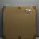 GeekMacro Square Hand-Painted Oil Painting Textured Wall Art - 24x24 Inch Nature Circles White Cream Modern Canvas Artwork for Living Room Bedroom Office Decor