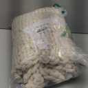 YnM Chunky Throw Blanket, Hand Knitted with Chenille Yarn, Skin Friendly, Ventilated and Breathable, Machine Washable, Home Dcor Piece for Couch, Sofa and Bed (Butter Cream, 50x60 Inch)